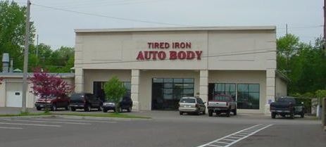 Tired Iron Auto Body shop exterior