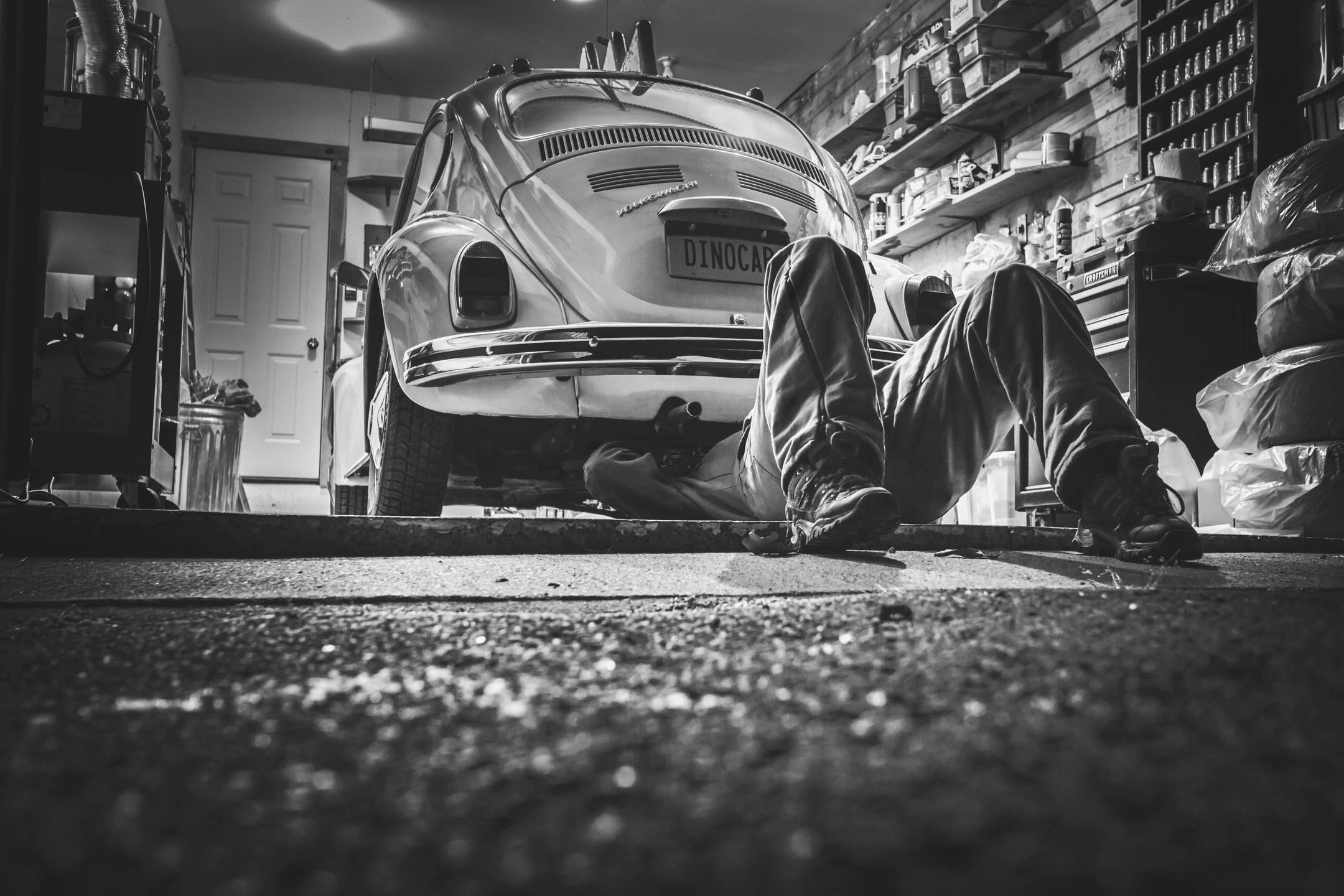 Completed auto body repair work